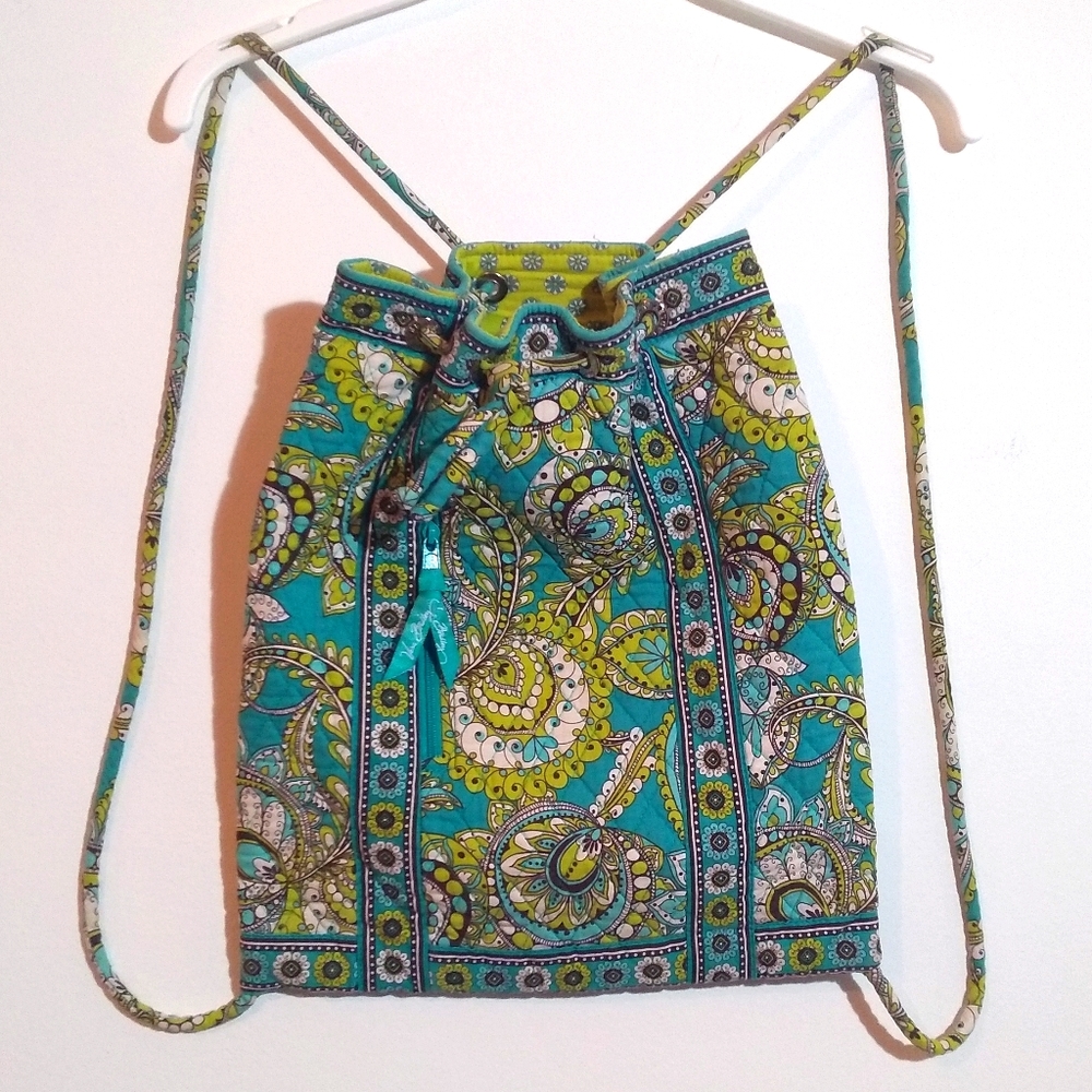FLASH SALE* Vera Bradley Retired Peacock Bag Drawstring Pouch